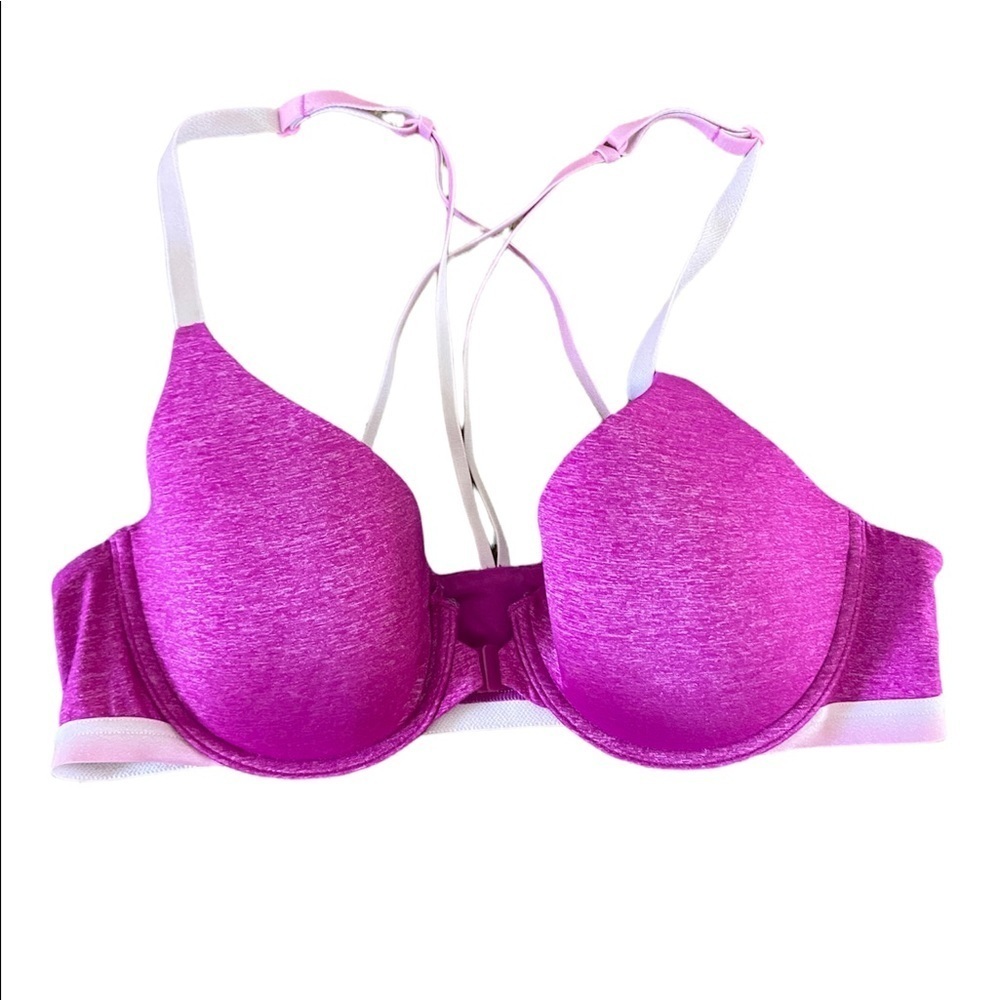 Victoria’s Secret racerback Semi Demi size 34B beautiful color front closer